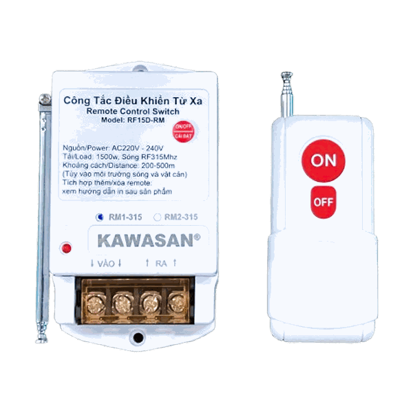 Công Tắc Điều Khiển Từ Xa RF15D-RM