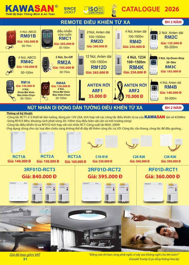 KAWASAN - Dòng Sản Phẩm Catalogue Trang 31