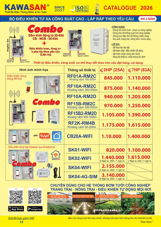 KAWASAN - Dòng Sản Phẩm Catalogue Trang 32