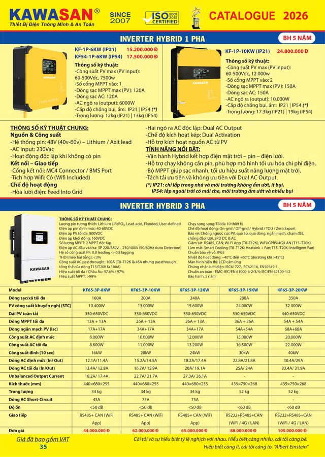 INVERTER HYBRID 1 PHA