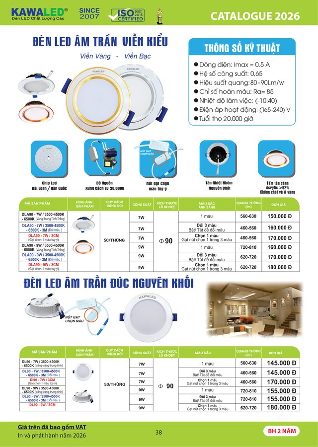 KAWALED - Dòng Sản Phẩm Catalogue Trang 37