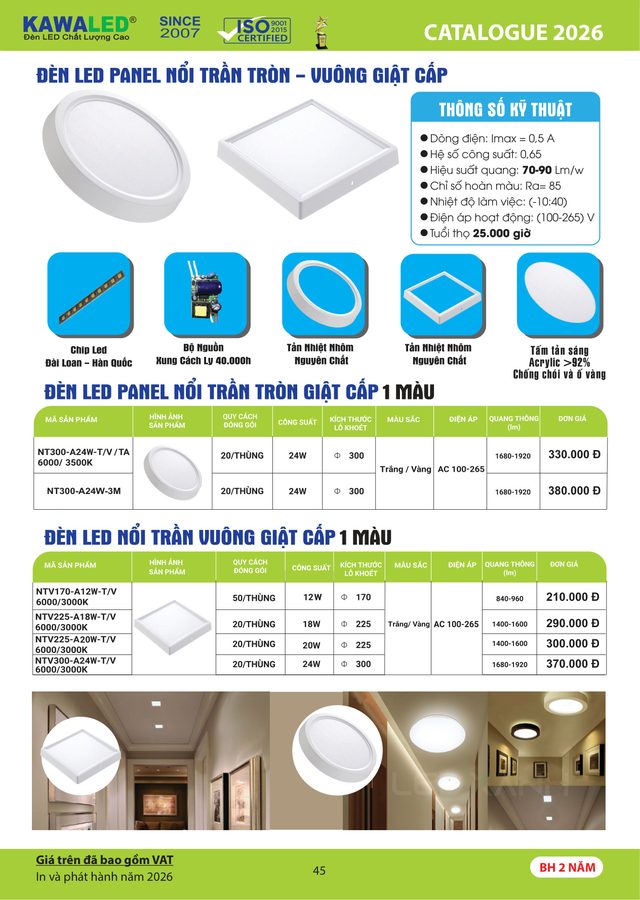 KAWALED - Dòng Sản Phẩm Catalogue Trang 44