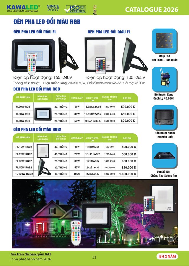 KAWALED - Dòng Sản Phẩm Catalogue Trang 52