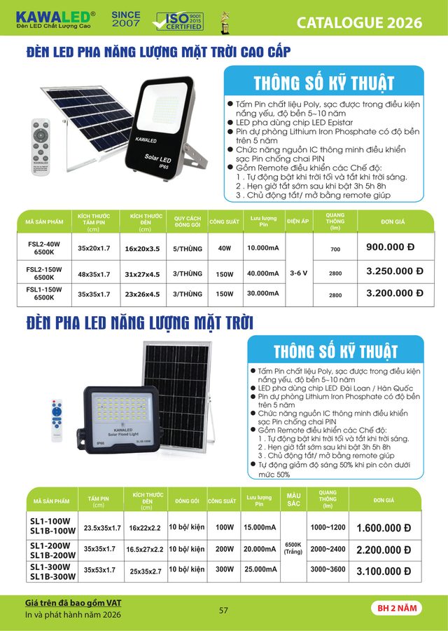 KAWALED - Dòng Sản Phẩm Catalogue Trang 56